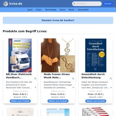 Screenshot lcvsa.de