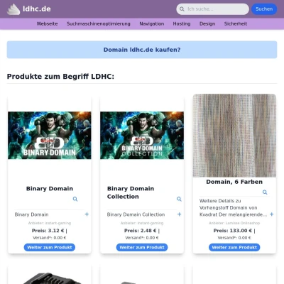 Screenshot ldhc.de