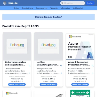 Screenshot ldpp.de