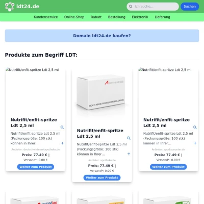 Screenshot ldt24.de