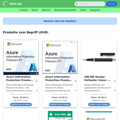 Screenshot ldvn.de