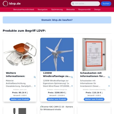 Screenshot ldvp.de