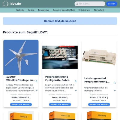 Screenshot ldvt.de