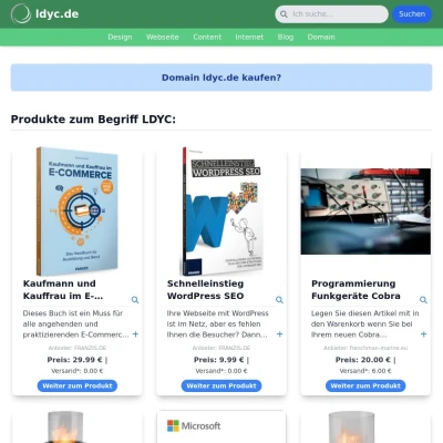 Screenshot ldyc.de