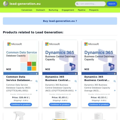 Screenshot lead-generation.eu