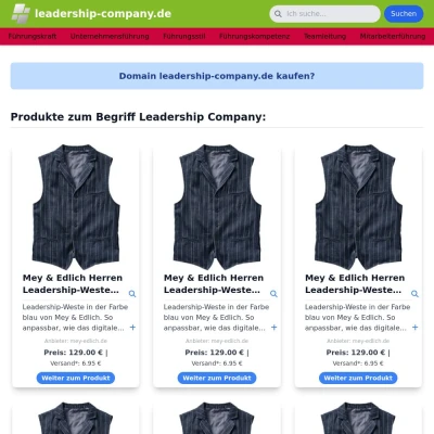 Screenshot leadership-company.de