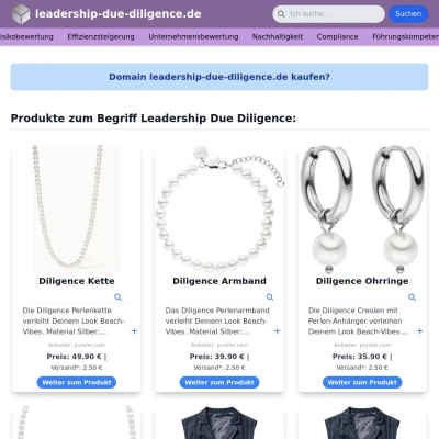 Screenshot leadership-due-diligence.de