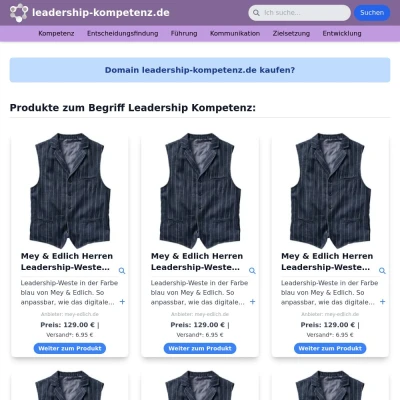 Screenshot leadership-kompetenz.de