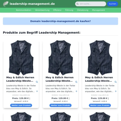 Screenshot leadership-management.de