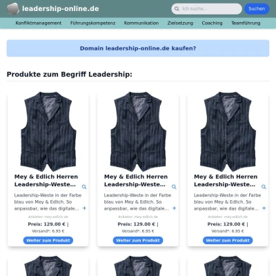 Screenshot leadership-online.de