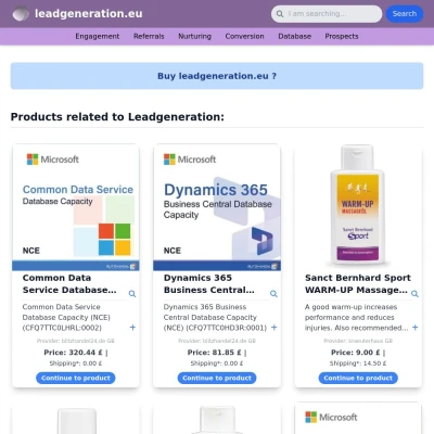 Screenshot leadgeneration.eu
