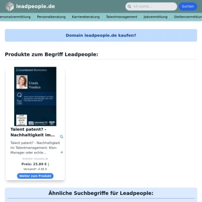 Screenshot leadpeople.de