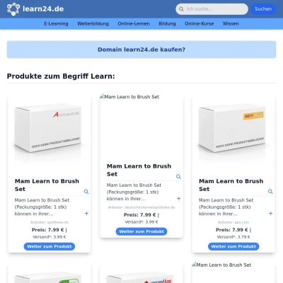 Screenshot learn24.de