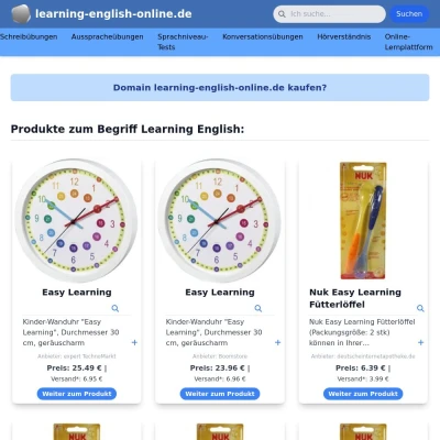 Screenshot learning-english-online.de