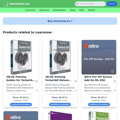 Screenshot learnnow.eu