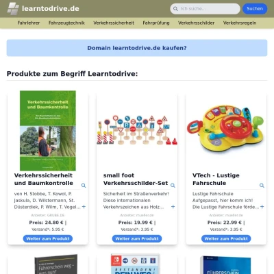 Screenshot learntodrive.de