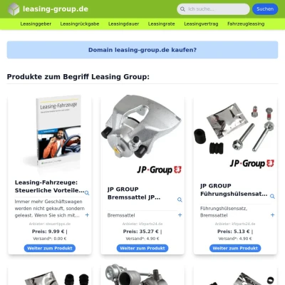 Screenshot leasing-group.de