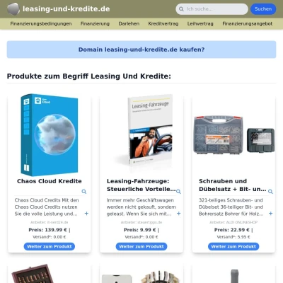 Screenshot leasing-und-kredite.de