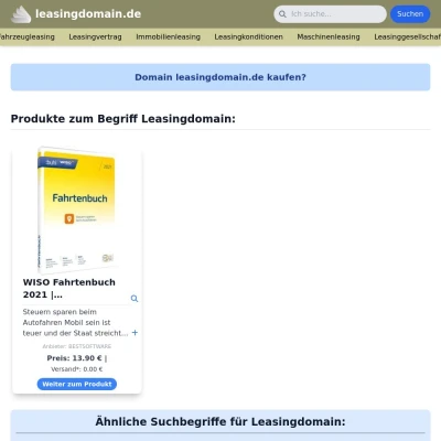 Screenshot leasingdomain.de