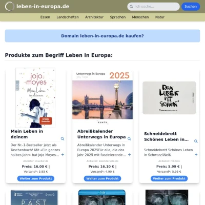 Screenshot leben-in-europa.de