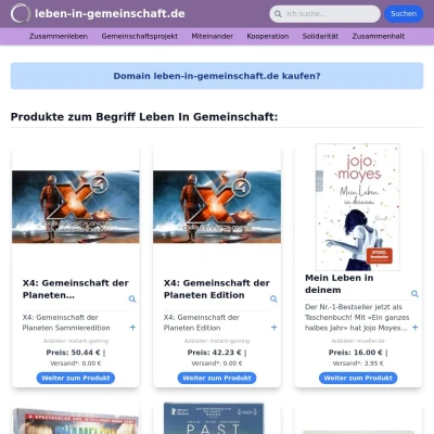 Screenshot leben-in-gemeinschaft.de