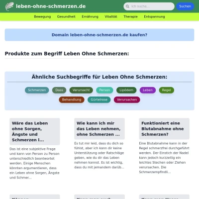 Screenshot leben-ohne-schmerzen.de