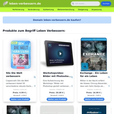 Screenshot leben-verbessern.de