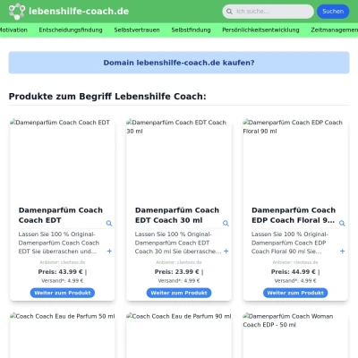 Screenshot lebenshilfe-coach.de