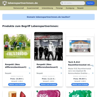 Screenshot lebenspartnerinnen.de