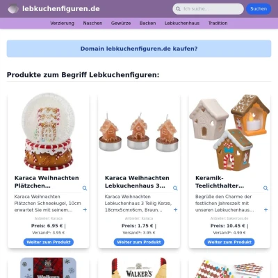 Screenshot lebkuchenfiguren.de