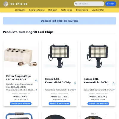 Screenshot led-chip.de