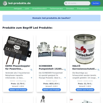 Screenshot led-produkte.de