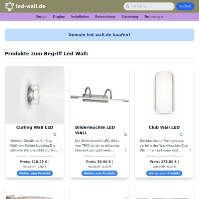 Screenshot led-wall.de