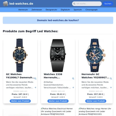 Screenshot led-watches.de