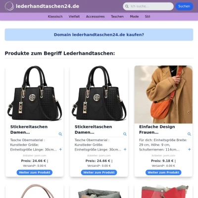 Screenshot lederhandtaschen24.de