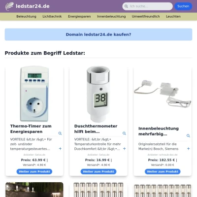 Screenshot ledstar24.de