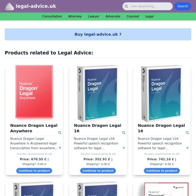 Screenshot legal-advice.uk