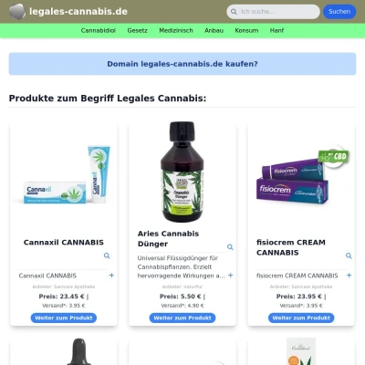 Screenshot legales-cannabis.de