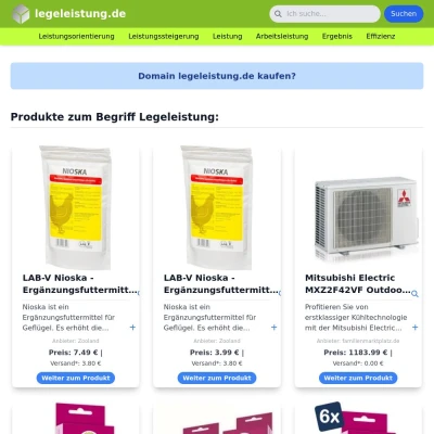 Screenshot legeleistung.de