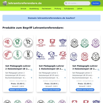 Screenshot lehramtsreferendare.de