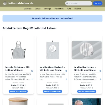 Screenshot leib-und-leben.de