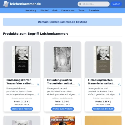 Screenshot leichenkammer.de