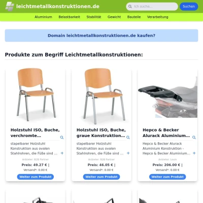 Screenshot leichtmetallkonstruktionen.de