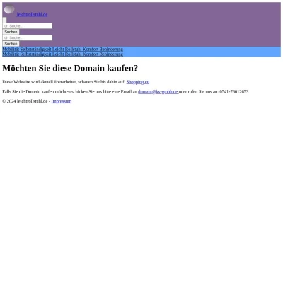 Screenshot leichtrollstuhl.de