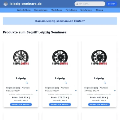 Screenshot leipzig-seminare.de