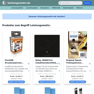 Screenshot leistungsmotiv.de