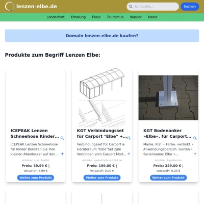 Screenshot lenzen-elbe.de