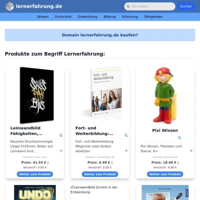 Screenshot lernerfahrung.de