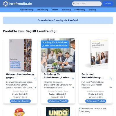 Screenshot lernfreudig.de