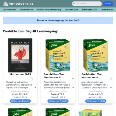 Screenshot lernvorgang.de